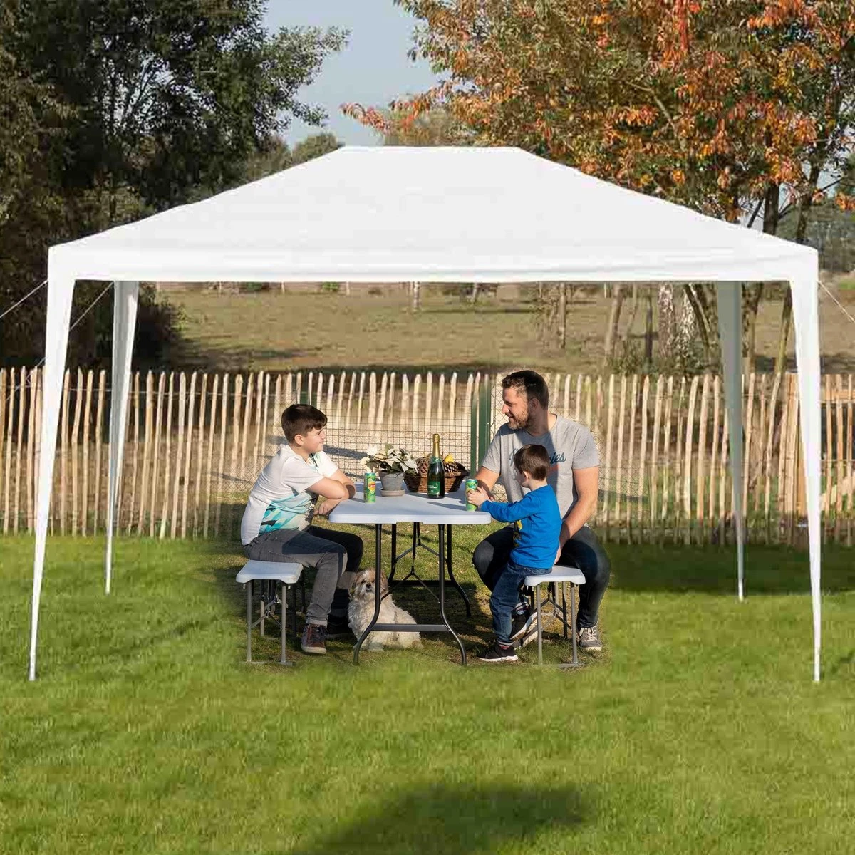 MaxxGarden Partytent - Paviljoen - 3x4m - Incl. Zijwanden - Waterdicht - Wit MaxxGarden Partytent - Paviljoen - 3x4m - Incl. Zijwanden - Waterdicht - Wit -Tuinmeubelseries Winkel 1200x1200 824