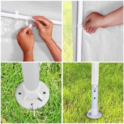 MaxxGarden Partytent - Paviljoen - 3x6m - Incl. Zijwanden - Waterdicht - Wit -Tuinmeubelseries Winkel 1200x1200 833