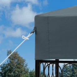 Casaria Paviljoen Lorca 3x3m - UV-bescherming 50+ Metaal - Antraciet -Tuinmeubelseries Winkel 1200x1200 836