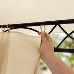 Tuinpaviljoen 3x3 M Waterdicht Paviljoen Met 4 Zijwanden Tuintent Ca. 180 G/m² Dakzeil In Crème Partytent 4 Tuinpaviljoen 3x3 M Waterdicht Paviljoen Met 4 Zijwanden Tuintent Ca. 180 G/m² Dakzeil In Crème Partytent -Tuinmeubelseries Winkel 1200x1200 848