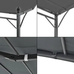 Pergola Tuinpaviljoen 300x250x243 Cm Antraciet Donkergrijs 6 Pergola Tuinpaviljoen 300x250x243 Cm Antraciet Donkergrijs -Tuinmeubelseries Winkel 1200x1200 858