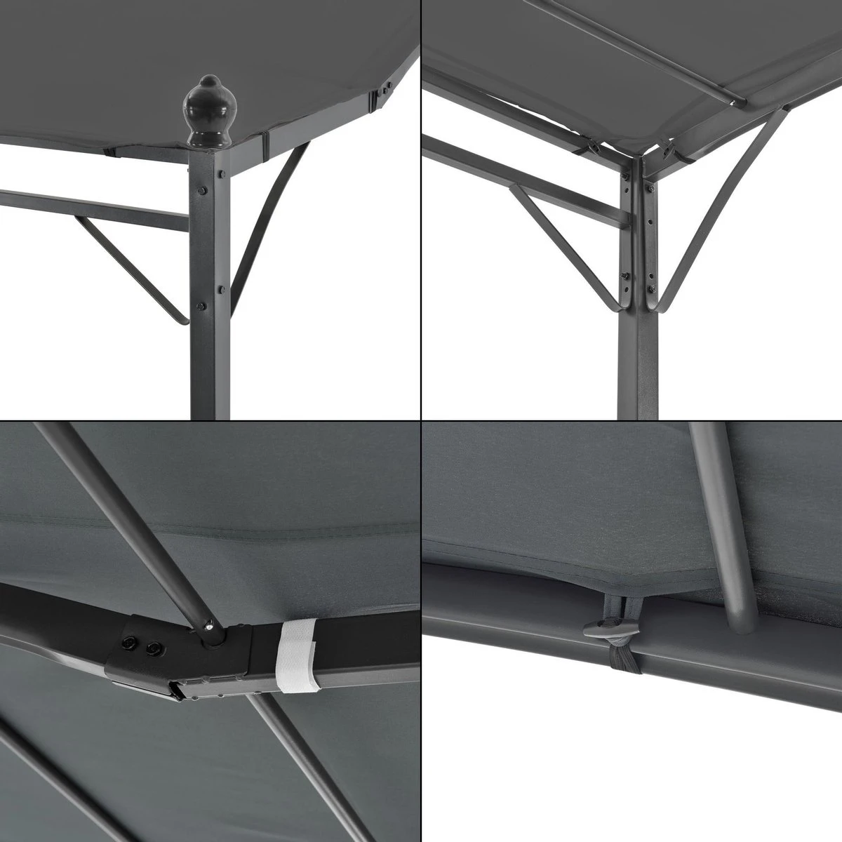 Pergola tuinpaviljoen 300x250x243 cm antraciet donkergrijs Pergola Tuinpaviljoen 300x250x243 Cm Antraciet Donkergrijs -Tuinmeubelseries Winkel 1200x1200 858