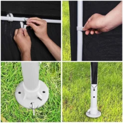 MaxxGarden Partytent - Feesttent Paviljoen - 3x3m - Antraciet -Tuinmeubelseries Winkel 1200x1200 877