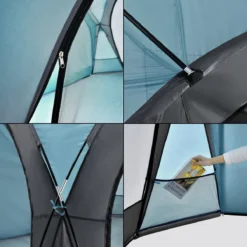 Pro-Tec Paviljoen Grästorp Met LED-verlichting 345x345x247 Cm Lichtblauw -Tuinmeubelseries Winkel 1200x1200 881