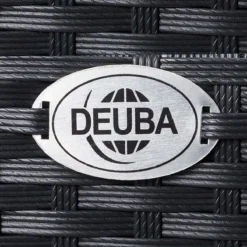 Casaria Tuinbank Polyrattan – 2 Zitter Incl. Tafel & Kussens – Zwart -Tuinmeubelseries Winkel 1200x1200 946