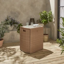 Alice's Garden Balkonset Doppio - 2 Stoelen - Inschuifbaar - Wicker - Beige 5 Alice's Garden Balkonset Doppio - 2 Stoelen - Inschuifbaar - Wicker - Beige -Tuinmeubelseries Winkel 1200x1200 948