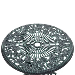 Bistroset Balkonset Gietijzer Tuintafel En 2 Tuinstoelen Groen -Tuinmeubelseries Winkel 1200x1200 989