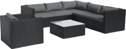 Intimo Garden Levanzo Loungeset – Zwart - 5 Tot 6 Persoons -Tuinmeubelseries Winkel 1200x471