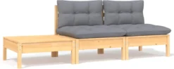 VidaXL 3-delige Loungeset Met Grijze Kussens Massief Grenenhout 17 VidaXL 3-delige Loungeset Met Grijze Kussens Massief Grenenhout -Tuinmeubelseries Winkel 1200x476 1