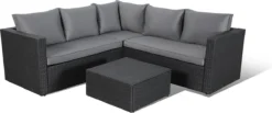 Central Park Hoekbank Loungeset Alea Grijs Staal/riet 3-delig -Tuinmeubelseries Winkel 1200x499 1