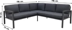 Wellington Lounge Dining Set - Carbon Black 2 Wellington Lounge Dining Set - Carbon Black -Tuinmeubelseries Winkel 1200x500