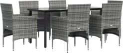 VidaXL 7-delige Tuinset Met Kussens Grijs En Zwart -Tuinmeubelseries Winkel 1200x520 1