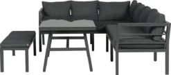 Blakes Lounge Diningset - 4 Delig - Donker Grijs -Tuinmeubelseries Winkel 1200x528