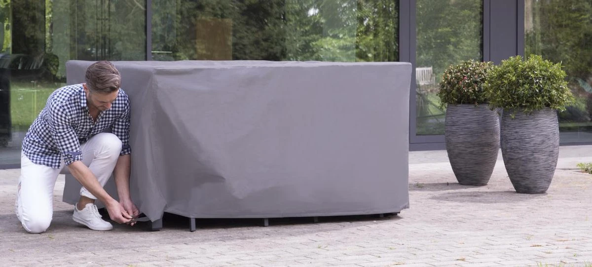 Weersbestendige Beschermhoes Tuinset (S) | 165 x 135 x 95 cm | Premium | Waterproof | TÜV Rheinland Gecertificeerd | Hoes voor Tuin | Waterdicht | Solution Dyed (verkleuring onmogelijk) | Grijs / Antraciet Weersbestendige Beschermhoes Tuinset (S) | 165 X 135 X 95 Cm | Premium | Waterproof | TÜV Rheinland Gecertificeerd | Hoes Voor Tuin | Waterdicht | Solution Dyed (verkleuring Onmogelijk) | Grijs / Antraciet -Tuinmeubelseries Winkel 1200x541 1