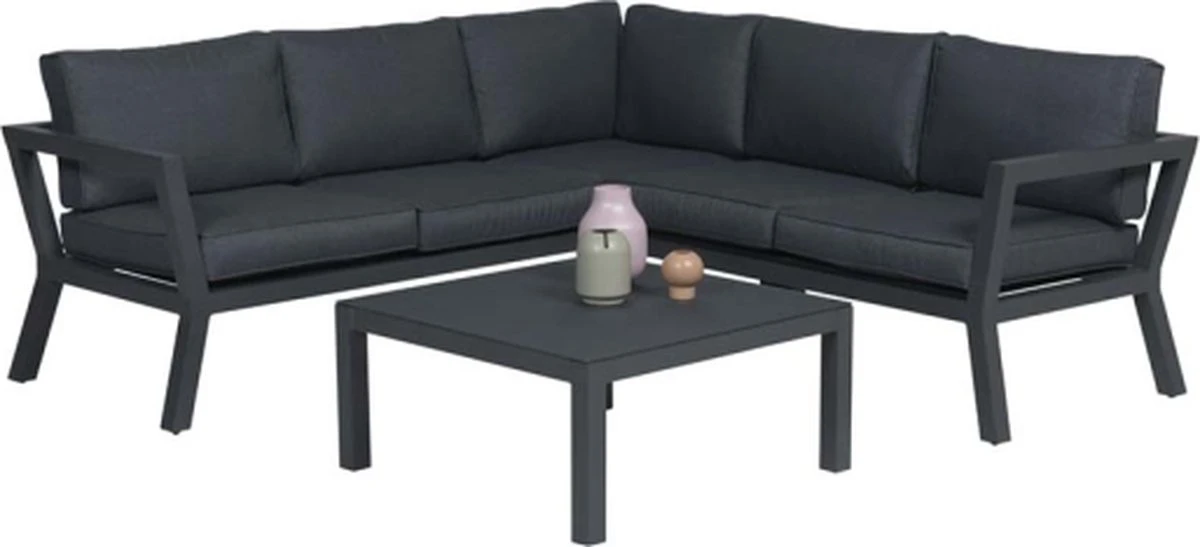 Garden Impressions Colorado loungeset - Aluminium - Zwart Garden Impressions Colorado Loungeset - Aluminium - Zwart -Tuinmeubelseries Winkel