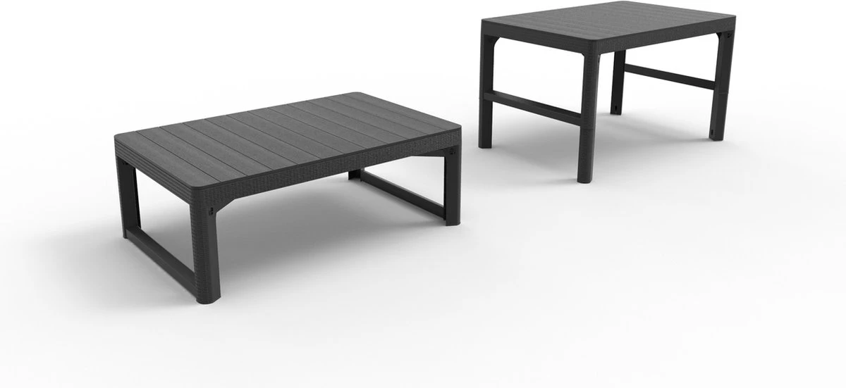 Allibert Lyon Tuintafel - 116x71,5x66/40 cm - Grafiet Allibert Lyon Tuintafel - 116x71,5x66/40 Cm - Grafiet -Tuinmeubelseries Winkel 1200x551 3