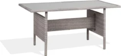 Beliani VITERBO - Loungeset Voor 8 - Grijs - PE Rotan -Tuinmeubelseries Winkel 1200x559 1