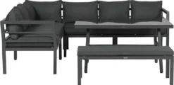 Blakes Lounge Diningset - 4 Delig - Donker Grijs -Tuinmeubelseries Winkel 1200x583 3