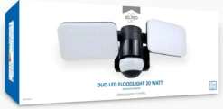 ELRO LF70 Duo LED Buitenlamp Met Bewegingssensor – 2x 10W – 1200LM – IP54 Waterdicht - Zwart 11 ELRO LF70 Duo LED Buitenlamp Met Bewegingssensor – 2x 10W – 1200LM – IP54 Waterdicht - Zwart -Tuinmeubelseries Winkel 1200x590 3