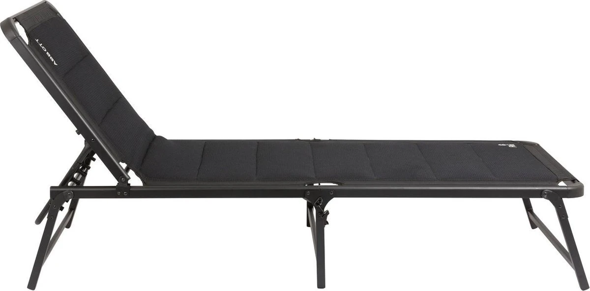 Redwood Abbott Ligbed - Stretcher/ligbedden - Inklapbaar - Zwart Redwood Abbott Ligbed - Stretcher/ligbedden - Inklapbaar - Zwart -Tuinmeubelseries Winkel