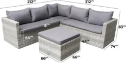 Fonteyn | Loungeset Connor | Melange -Tuinmeubelseries Winkel 1200x602 3