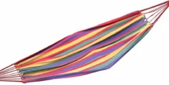 Hangmat - 200x80cm - 1 Persoons - Multi Color -Tuinmeubelseries Winkel 1200x606
