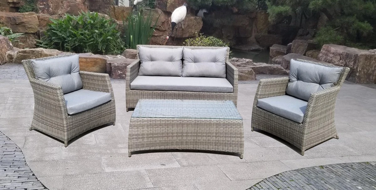 MaxxGarden Rattan loungeset - 5 persoons zithoek - wicker tuinset - incl. kussens en tafel MaxxGarden Rattan Loungeset - 5 Persoons Zithoek - Wicker Tuinset - Incl. Kussens En Tafel -Tuinmeubelseries Winkel 1200x608 4