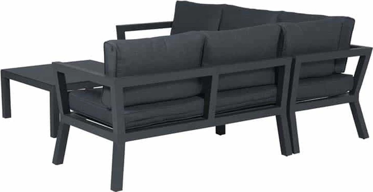 Garden Impressions Colorado loungeset - Aluminium - Zwart Garden Impressions Colorado Loungeset - Aluminium - Zwart -Tuinmeubelseries Winkel