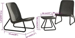 Keter Rio Balkonset - 3 Delig - Grafiet 13 Keter Rio Balkonset - 3 Delig - Grafiet -Tuinmeubelseries Winkel 1200x623 1