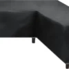 Merkloos Beschermhoes Voor Lounge Set - 215x87x80cm - Zwart - Tuin Set Beschermer - Afdekhoes Voor Lounge Bank - De Ideale Bescherming Voor Je Tuinmeubelen