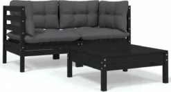VidaXL 3-delige Loungeset Met Kussens Massief Grenenhout Zwart -Tuinmeubelseries Winkel 1200x648 1