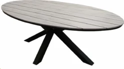 Ovale Tuintafel Cyprus 180cm | Wood | Polywood & Aluminium -Tuinmeubelseries Winkel 1200x666 2