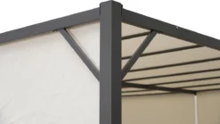 MaxxGarden Pergola - Partytent - Tuinpaviljoen Met één Gesloten Zijkant - 3x3x2,3 M - Cream -Tuinmeubelseries Winkel 1200x674 1