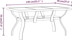 Prolenta Premium - Tuintafel 140x70x70 Cm Staal En Glas Zwart 3 Prolenta Premium - Tuintafel 140x70x70 Cm Staal En Glas Zwart -Tuinmeubelseries Winkel 1200x675 17