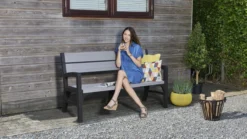 Keter Montero Tuinbank - 3-personen - 150x62,5x89cm – Grafiet -Tuinmeubelseries Winkel 1200x675 4