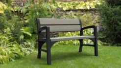 Keter Montero Tuinbank – 2-personen - 120x61x91cm - Grafiet -Tuinmeubelseries Winkel 1200x675 6