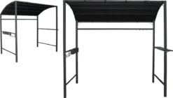 Merkloos Barbecue Overkapping Afm. 233 X 145 Cm Zwart 3 Merkloos Barbecue Overkapping Afm. 233 X 145 Cm Zwart -Tuinmeubelseries Winkel 1200x679
