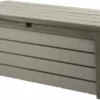 Keter Brushwood Opbergbox - Kussenbox - 455L - 145x69,7x60,3cm - Taupe