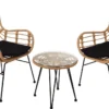 Relaxwonen - Tuinset Rattan - 2 Stoelen & Tafel - Kwaliteit - Trend 2023