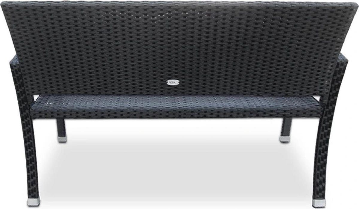 Casaria Polyrattan Tuinbank – 2 Zits UV-bestendig - Zwart Casaria Polyrattan Tuinbank – 2 Zits UV-bestendig - Zwart -Tuinmeubelseries Winkel