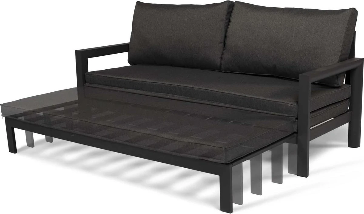 Loungebed | Daybed | Uitschuifbare Tuinbank | 185 cm | Zwart | Hoogwaardige Kwaliteit | Loungebank Merkloos Loungebed | Daybed | Uitschuifbare Tuinbank | 185 Cm | Zwart | Hoogwaardige Kwaliteit | Loungebank -Tuinmeubelseries Winkel 1200x707 1