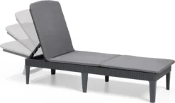 Allibert Jaipur Ligbed - 58x187,5x29 Cm - Grafiet -Tuinmeubelseries Winkel 1200x709