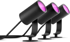 Philips Hue Lily Tuinspot Starterspakket - Prikspot White And Color Ambiance - Prikspots Voor Buiten - Tuinverlichting - 5 Spots - Zwart -Tuinmeubelseries Winkel 1200x716 3