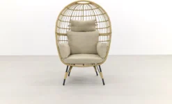 Lola Egg Relaxstoel - Natural Sand - Mand Stoel -Tuinmeubelseries Winkel 1200x730