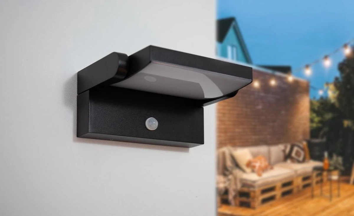 Verstelbare wandlamp Berlin met sensor - zwart | Ideale tuinlampen voor aan de muur, wand of schutting Verstelbare Wandlamp Berlin Met Sensor - Zwart | Ideale Tuinlampen Voor Aan De Muur, Wand Of Schutting -Tuinmeubelseries Winkel 1200x732 5