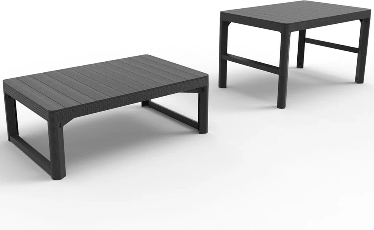 Allibert Lyon Tuintafel - 116x71,5x66/40 cm - Grafiet Allibert Lyon Tuintafel - 116x71,5x66/40 Cm - Grafiet -Tuinmeubelseries Winkel 1200x738 2