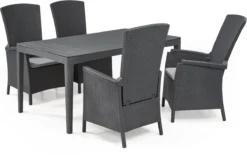 Allibert Vermont Verstelbare Tuinstoel - 64x68x107cm - Grafiet 5 Allibert Vermont Verstelbare Tuinstoel - 64x68x107cm - Grafiet -Tuinmeubelseries Winkel 1200x753