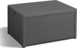 Allibert Arica Tuintafel - 79x59,5x42 Cm - Grafiet -Tuinmeubelseries Winkel 1200x755