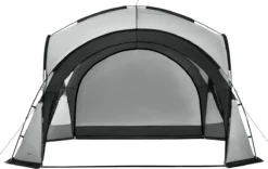 Pro-Tec Paviljoen Grästorp Met LED-verlichting 345x345x247 Cm Donkergrijs -Tuinmeubelseries Winkel 1200x758