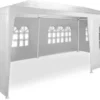MaxxGarden Partytent - Paviljoen - 300 X 600 X 250 Cm - Met Zijwanden - Waterdicht Pro - 32mm Buizen – Wit
